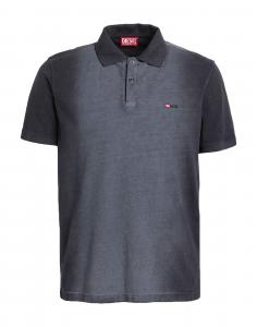 Рубашка поло Diesel, свинцово-серый