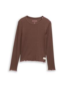 Рубашка TOM TAILOR, коричневый