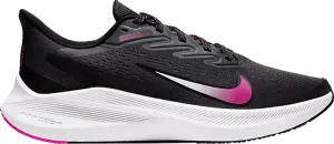 Кроссовки Nike Wmns Air Zoom Winflo 7 'Dark Smoke Grey Fire Pink', серый