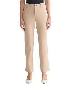 Женские брюки Lexington с застежкой-молнией Jones New York, Cafe Au Lait