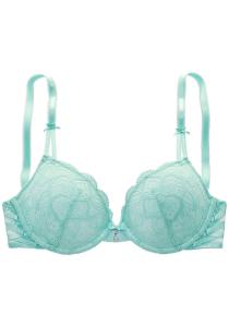 LASCANA Push-up бра в зеленом цвете