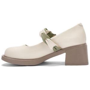Туфли Мэри Джейн на массивном каблуке 6,5 см, женские, абрикосового цвета DAPHNE, Apricot