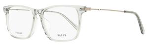 Мужские прямоугольные титановые очки Bally BY5057D 020 прозрачно-серые 56 мм