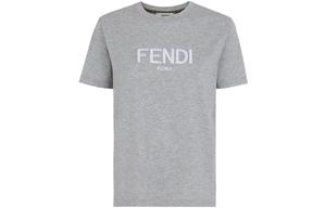 Футболка женская серая FENDI, серый