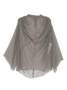 Шелковая блузка Rick Owens, серый