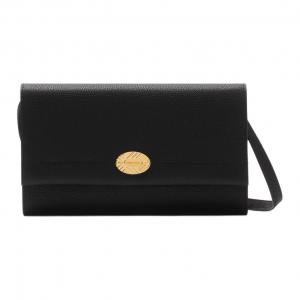 Burberry Женская черная сумка через плечо из телячьей кожи