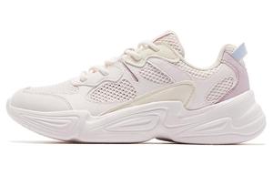 QIAODAN Нескользящие, износостойкие, легкие, низкие, повседневные спортивные туфли, женские, белые, желтые, розовые