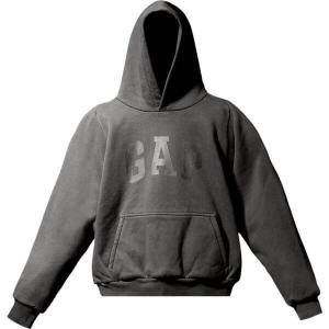 Худи Yeezy Gap Engineered By Balenciaga Dove Shrunken, серый