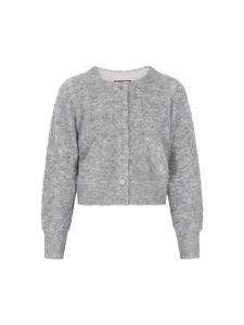 Женский кардиган серого меланжа DreiMaster Vintage