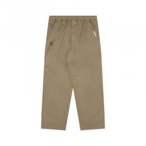 A Bathing APE Брюки прямые на резинке Aape, зеленый KHE