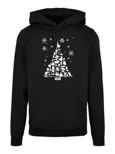 Пуловер F4NT4STIC Basic Star Wars Christmas Weihnachtsbaum, черный