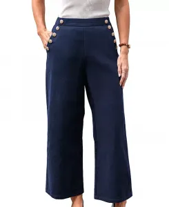 Женские синие брюки Seafarer Cupshe, синий