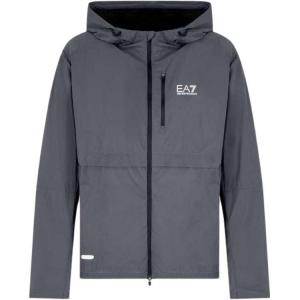 EMPORIO ARMANI Куртка с капюшоном и логотипом, Dark Gray