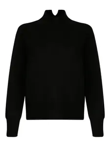 Свитер с высоким воротом Gran Sasso, черный