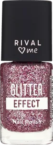 Лак для ногтей RIVAL loves me Glitter Effect 09 dazzling diamonds