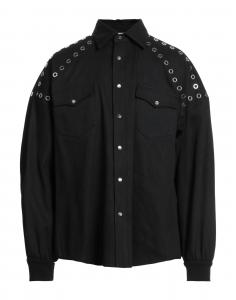 Рубашка джинсовая Alexander Mcqueen, черный