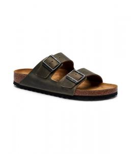Тапочки из кожи Birkenstock Eva, зеленый