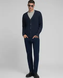 Мужской кардиган на пуговицах Replay, темно-синий