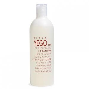 Гель для душа и шампунь для волос Красный кедр 400мл Yego