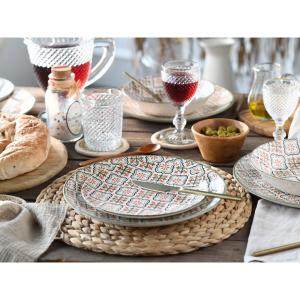 Набор тарелок Rumi с восточным плиточным мотивом Creatable, мультиколор