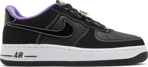 Кроссовки Nike Air Force 1 LV8 GS 'World Champ - Lakers', черный