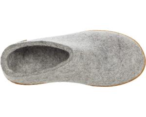 Сабо Wool Slip-On Rubber Outsole Glerups, серый