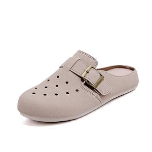 Сандалии женские с закрытым носком, устойчивые к истиранию и запаху Lin's Travels, Khaki