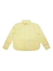 Рубашка в полоску Polo Ralph Lauren Kids, желтый