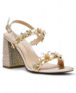 Женские сандалии Drue на блочном каблуке Betsey Johnson, Light Gold