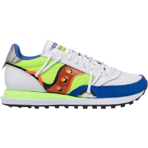 Кроссовки Saucony Jazz DST Abstract Collection - Blue Lime, белый