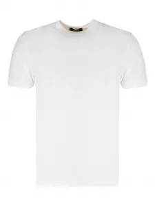 Футболка с круглым вырезом и короткими рукавами slowear, белый