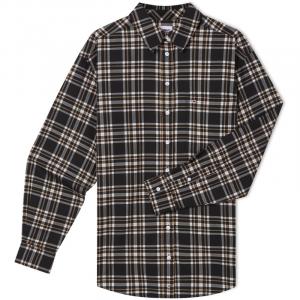 Tommy Hilfiger Длинная рубашка с длинным рукавом Women's Black Gray White Plaid