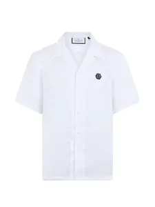 Рубашка с короткими рукавами и логотипом Philipp Plein, белый