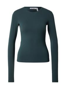 WEEKDAY Лонгслив в темно-зеленом цвете