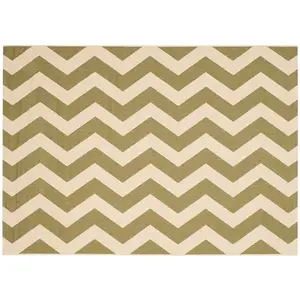 Коврик Courtyard Foxtrot Chevron для дома и улицы Safavieh, мультиколор, 61x107 см