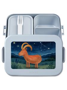 Mr. & Mrs. Panda Дизайн бентобокса «Козерог» без пояснений, пастельно-голубой цвет