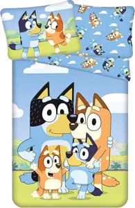 Пододеяльник Bluey Family 140 x 200 см - хлопок Jerry Fabrics