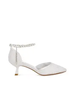 Сандалии Laika Lace на каблуке-рюмочке Rag & Co, белый