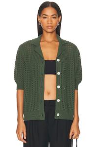 Ellie Knit Рубашка Varley, Cilantro