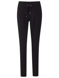 MADELEINE Брюки с зауженным кроем и складками спереди в темно-синем цвете