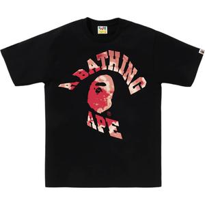 Футболка с принтом A BATHING APE, черный