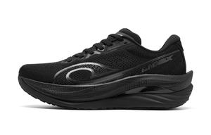 QIAODAN Амортизирующие противоскользящие износостойкие низкие повседневные беговые кроссовки мужские черные - черный, цвет Black