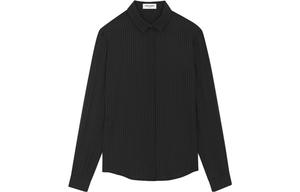 Рубашка женская черная Saint Laurent