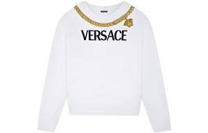 VERSACE Белая женская толстовка