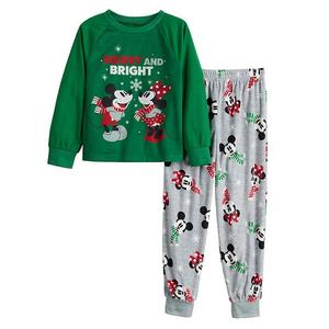 Детские пижамы 4-12 лет Disney Mickey & Minnie Mouse merry and bright, комплект Licensed Character