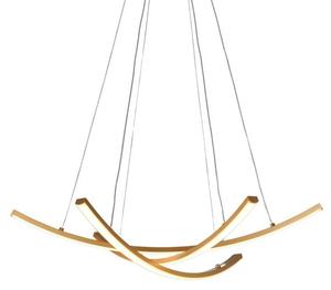 Подвесной светильник KOSILUM - Heidi, золото - металл - 60 х 16 х 16 см