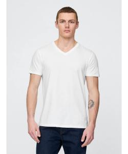 Футболка с V-образным вырезом GAP, белая