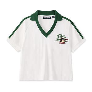 FILA FUSION Поло для женщин Cloud White