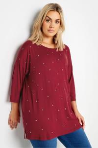 Верхняя часть качелей, украшенная звездами Yours Curve, красный