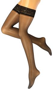 Носки Yenita Halterlose Strümpfe Romance 15 2 шт, черный